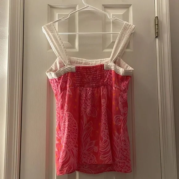 LILLY PULITZER Pink & White Tank Top - Picture 2 of 7